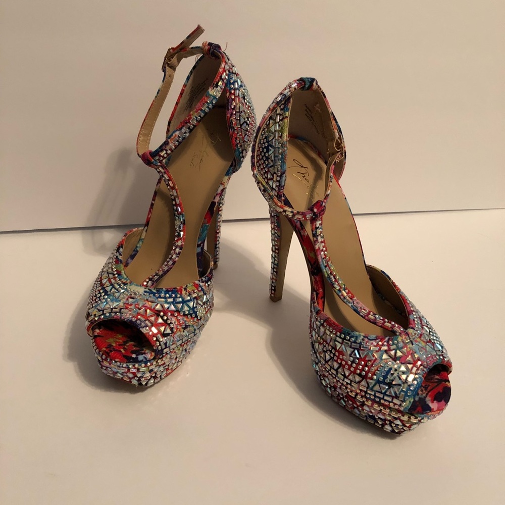 Sparkly high heels